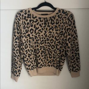 Jcrew leopard print sweater